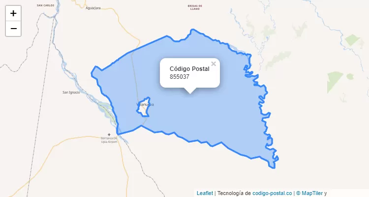 ZIP Code Neighborhood La Comarca, Villanueva
