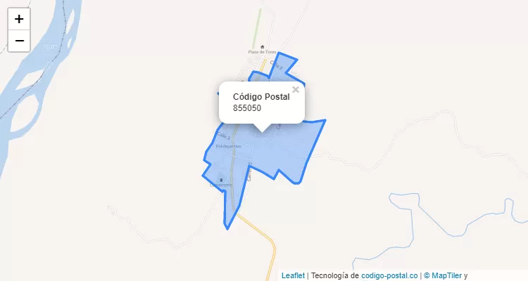 Código Postal Vereda Cabecera Municipal, Sabanalarga