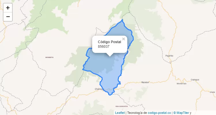856037 ZIP Code in Colombia