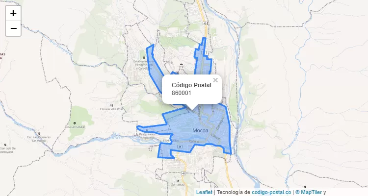 860001 ZIP Code in Colombia