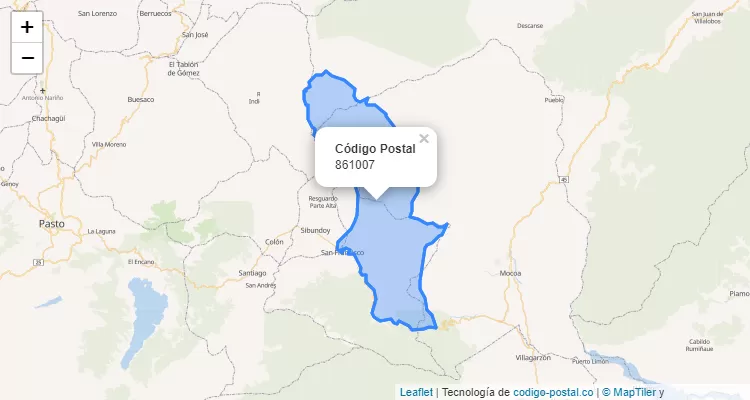861007 ZIP Code in Colombia