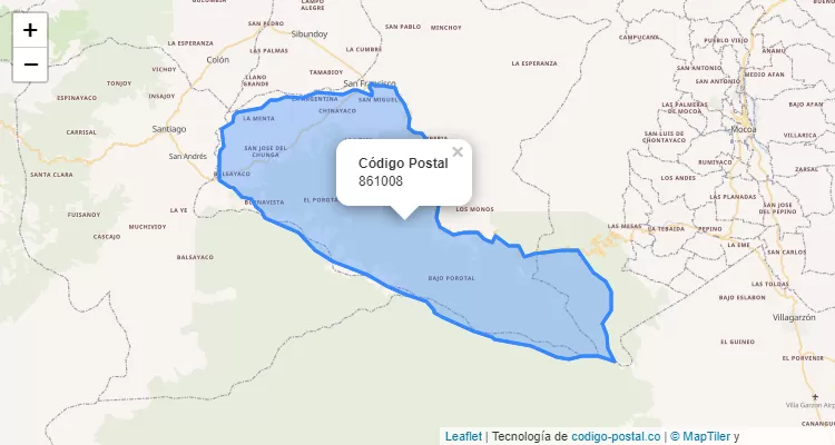 861008 ZIP Code in Colombia