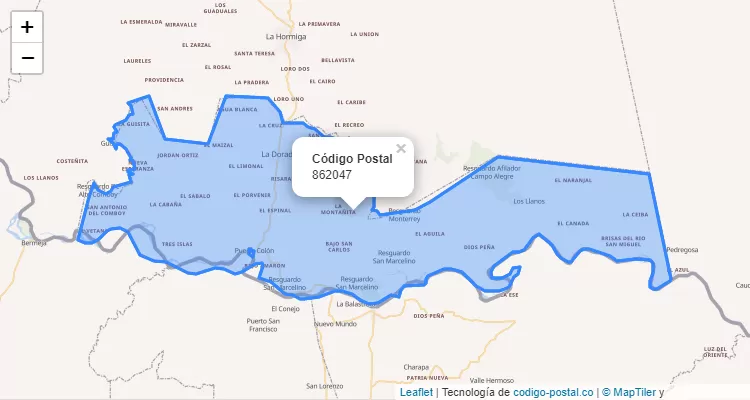 862047 ZIP Code in Colombia