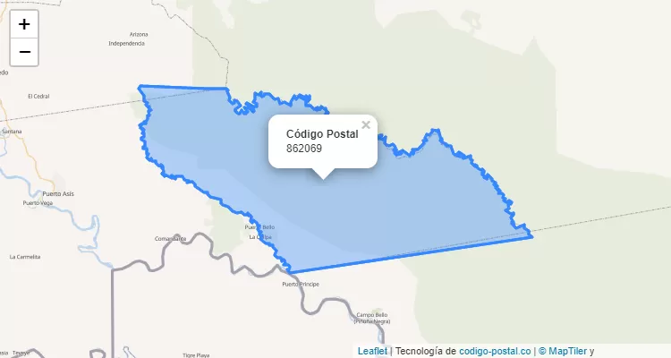 ZIP Code Neighborhood Montebello, Puerto Asis