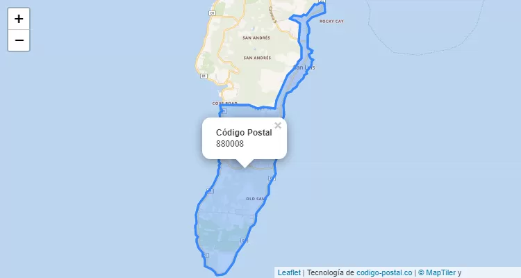 880008 ZIP Code in Colombia