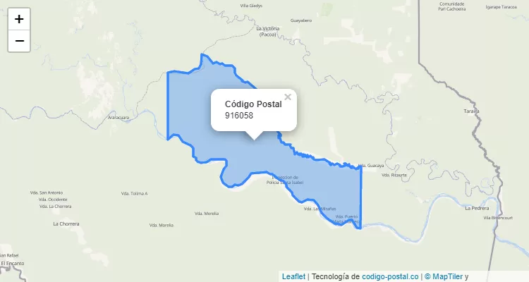Código Postal 916058 en Colombia