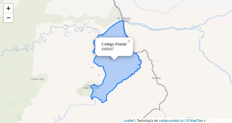 Código Postal 940007 en Colombia
