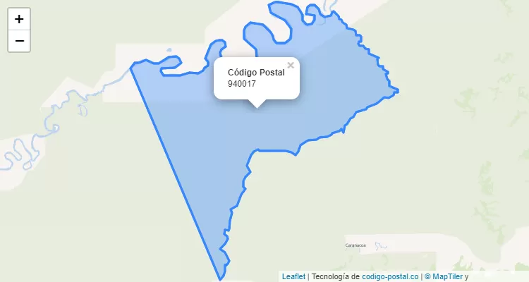 Código Postal 940017 en Colombia