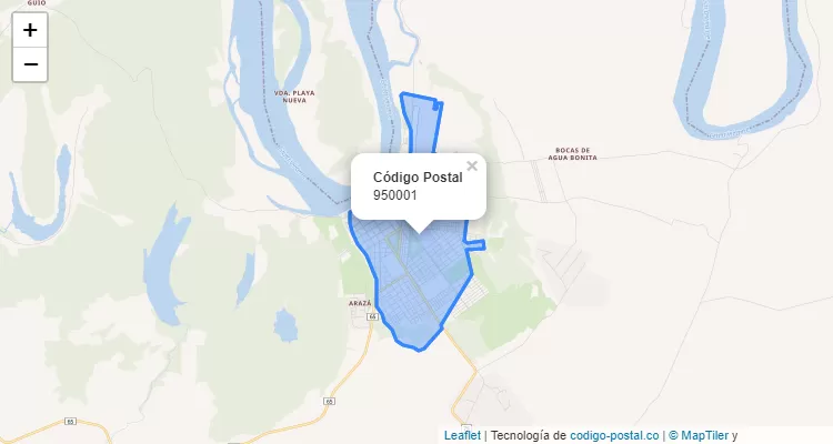 950001 ZIP Code in Colombia