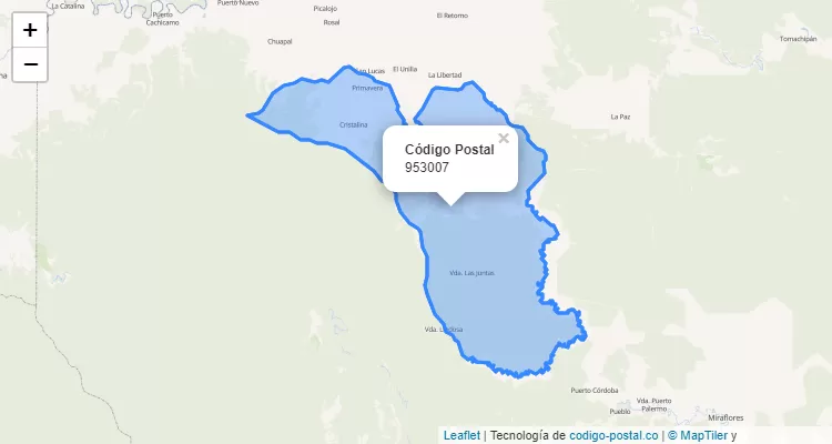 Código Postal 953007 en Colombia