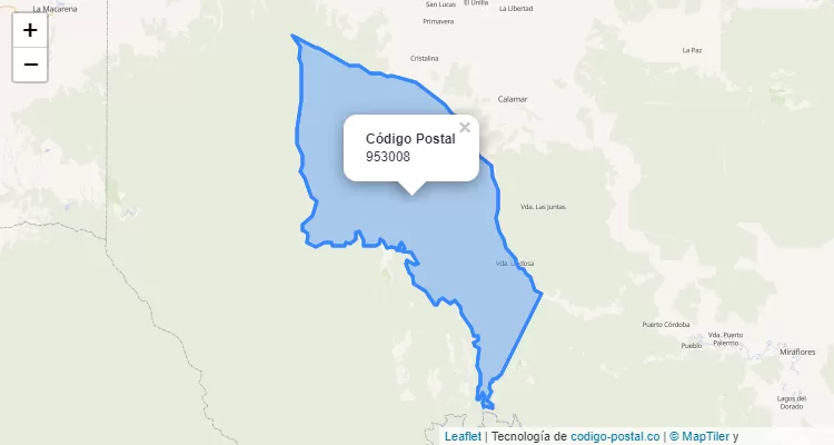 Código Postal 953008 en Colombia