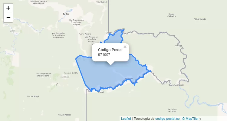 971007 ZIP Code in Colombia