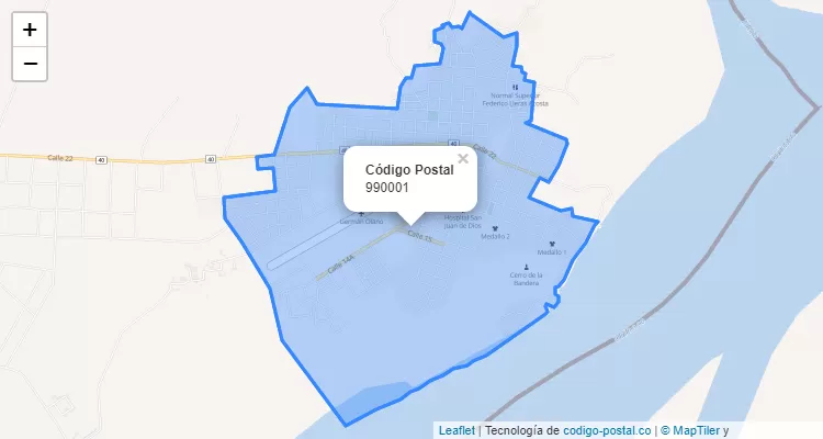 990001 ZIP Code in Colombia