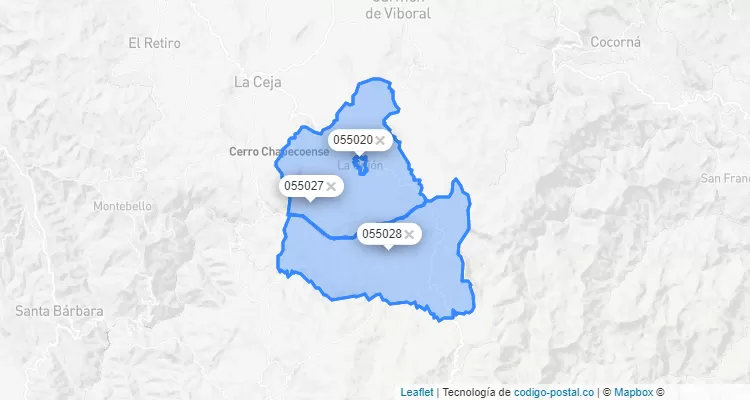La Unión ZIP Code, Antioquia