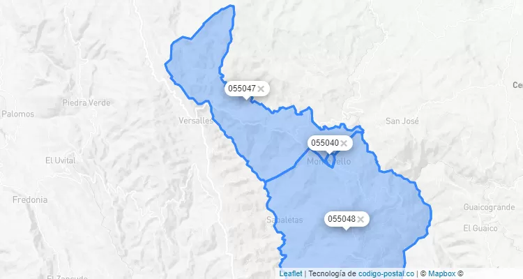 Código Postal de Montebello, Antioquia