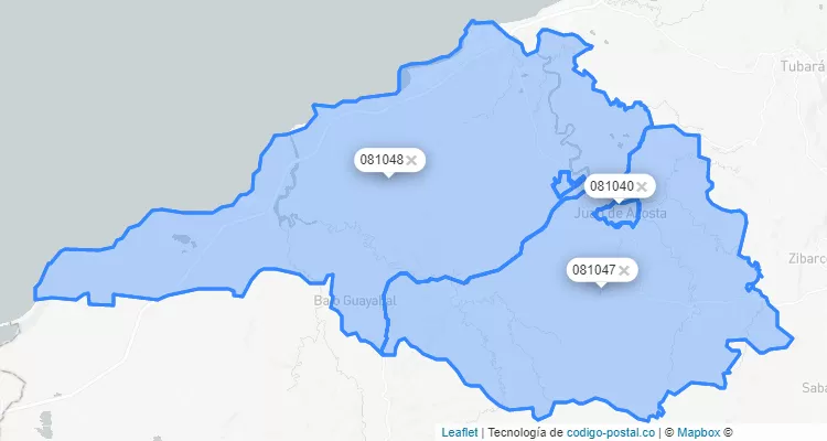 Juan de Acosta ZIP Code, Atlántico