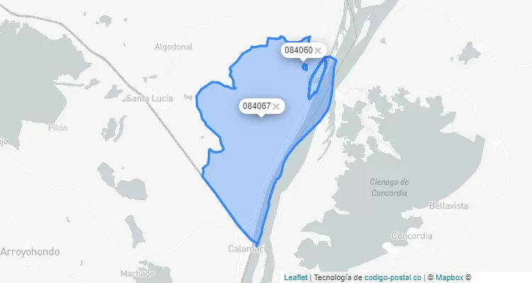 Código Postal de Suan, Atlántico