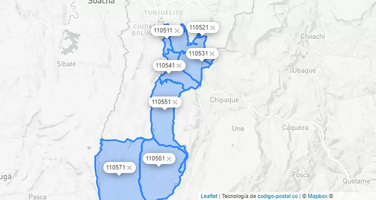 Usme ZIP Code, Bogotá DC