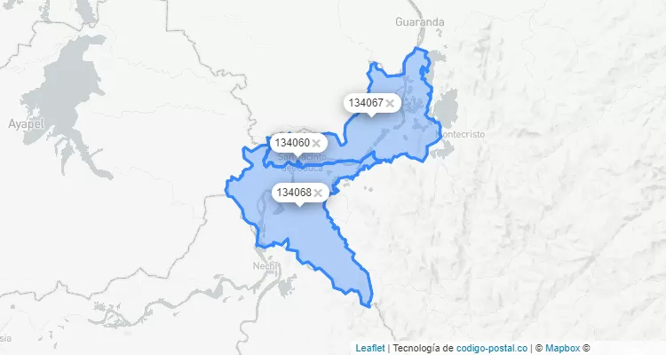 San Jacinto del Cauca ZIP Code, Bolivar