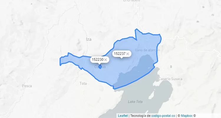 Cuítiva ZIP Code, Boyacá