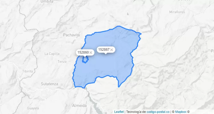 Código Postal de Garagoa, Boyacá