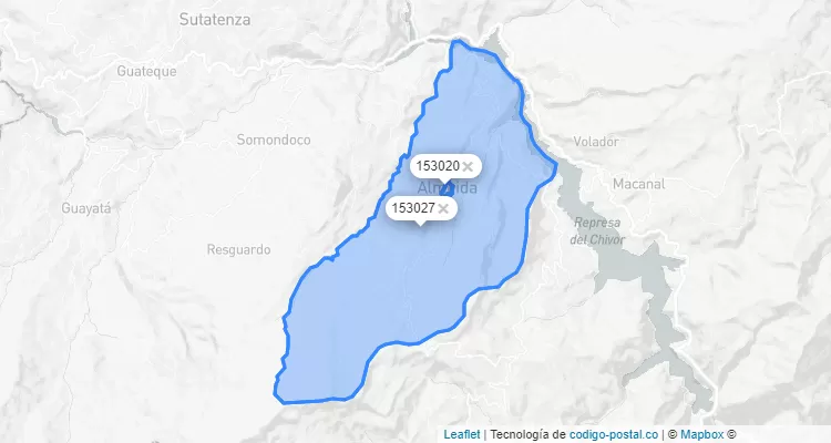 Código Postal de Almeida, Boyacá