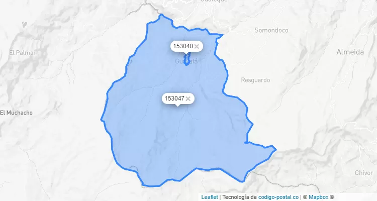 Guayatá ZIP Code, Boyacá