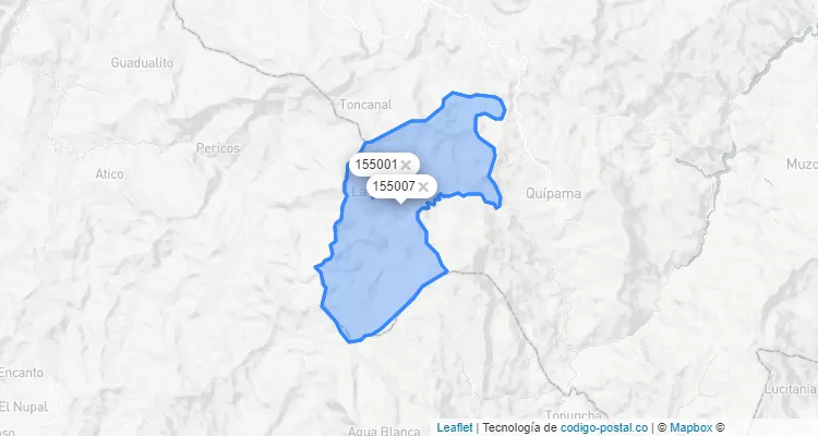 La Victoria ZIP Code, Boyacá