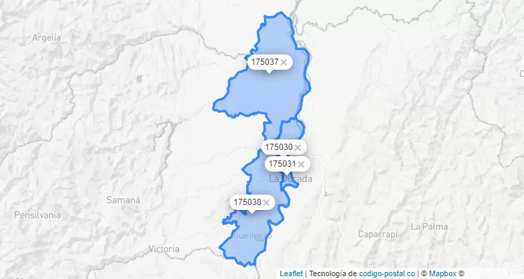 La Dorada ZIP Code, Caldas