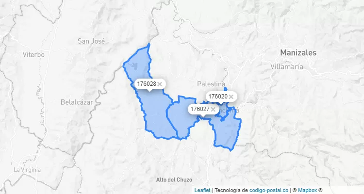 Chinchiná ZIP Code, Caldas