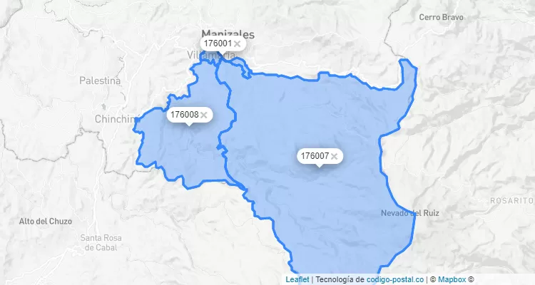 Villamaría ZIP Code, Caldas