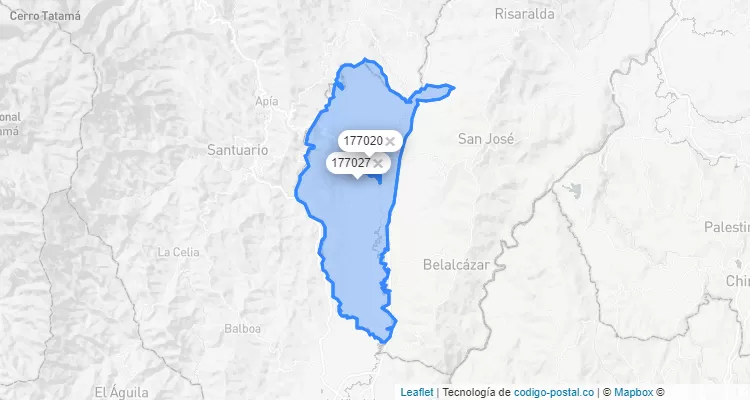 Viterbo ZIP Code, Caldas