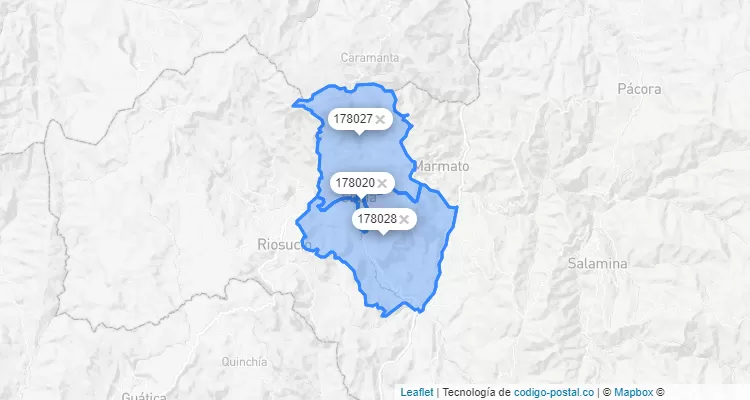 Supía ZIP Code, Caldas