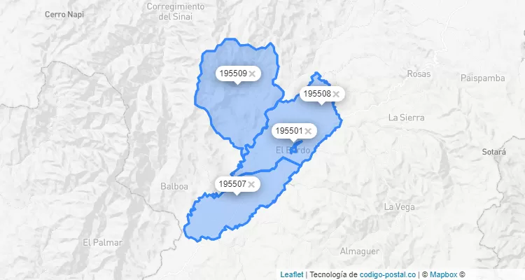 Patía ZIP Code, Cauca