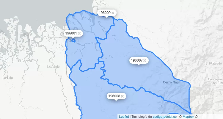 Guapi ZIP Code, Cauca