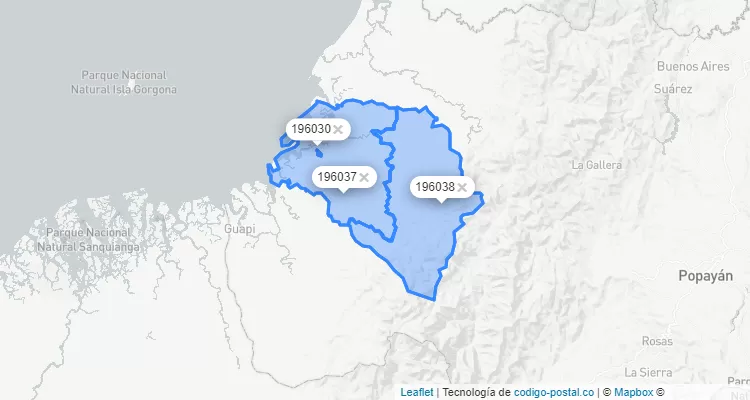 Timbiquí ZIP Code, Cauca