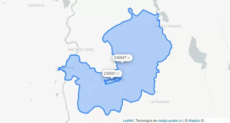 Código Postal de Cotorra, Córdoba