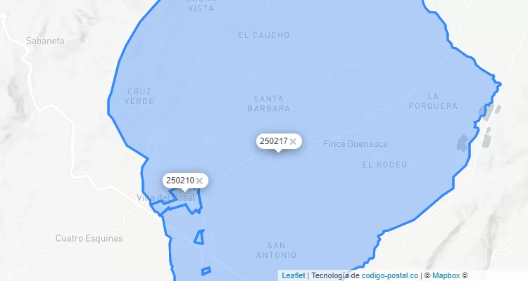 El Rosal ZIP Code, Cundinamarca