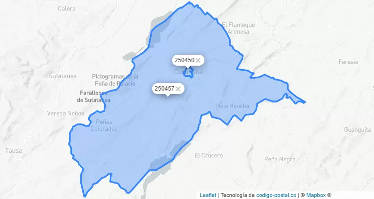 Cucunubá ZIP Code, Cundinamarca