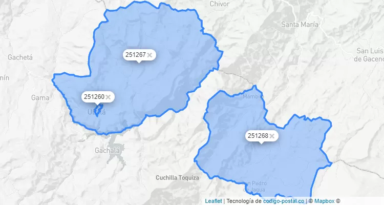 Ubalá ZIP Code, Cundinamarca