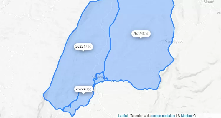 Silvania ZIP Code, Cundinamarca