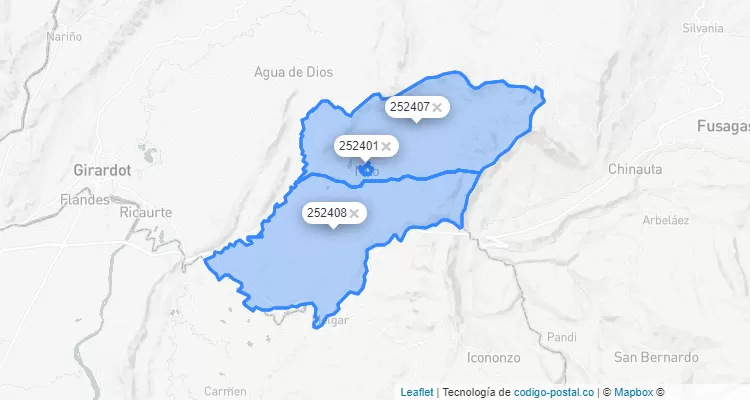 Código Postal de Nilo, Cundinamarca