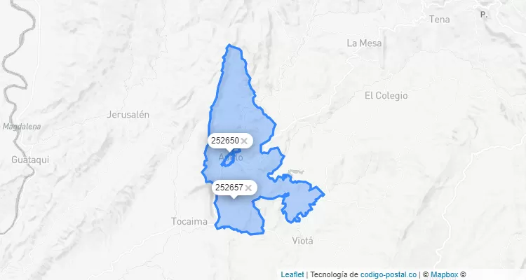 Apulo ZIP Code, Cundinamarca