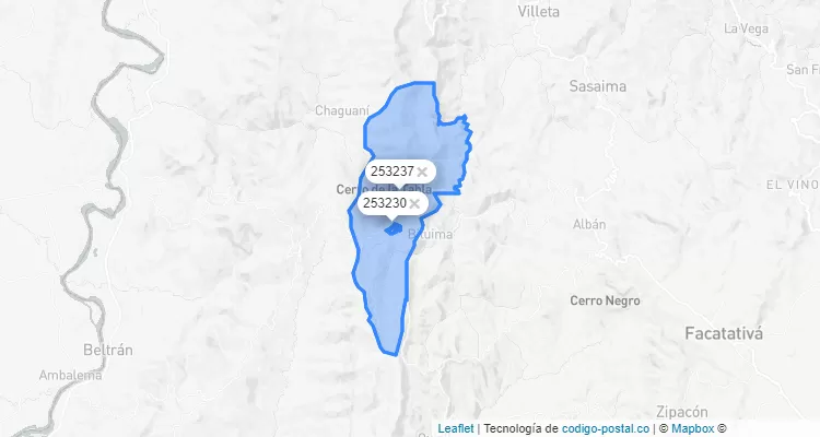 Vianí ZIP Code, Cundinamarca