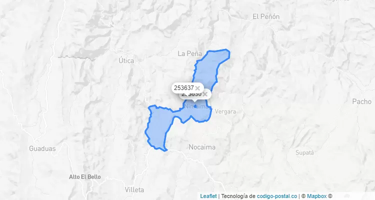 Nimaima ZIP Code, Cundinamarca