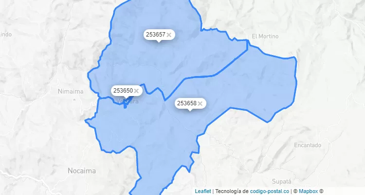 Vergara ZIP Code, Cundinamarca