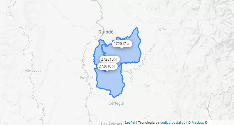 Atrato ZIP Code, Chocó