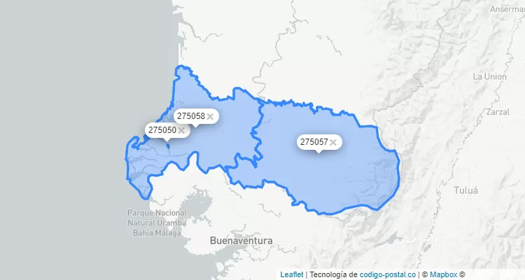 El Litoral del San Juan ZIP Code, Choco