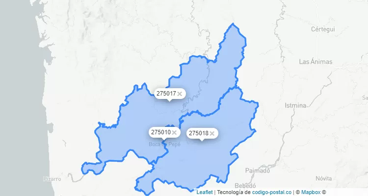 Medio Baudó ZIP Code, Chocó