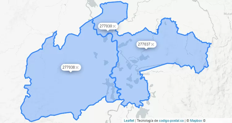 Carmen del Darién ZIP Code, Chocó